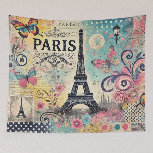 Item preview, Eiffel Tower art poster designed and sold by Random Designs.