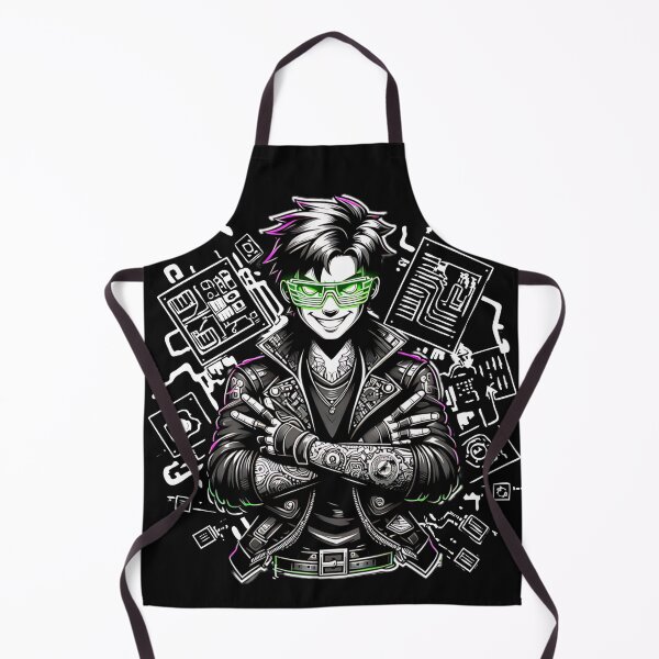 Item preview, Cyberpunk Hacker Neon Style | Futuristic Circuit Board Art designed and sold by Aagnyes.