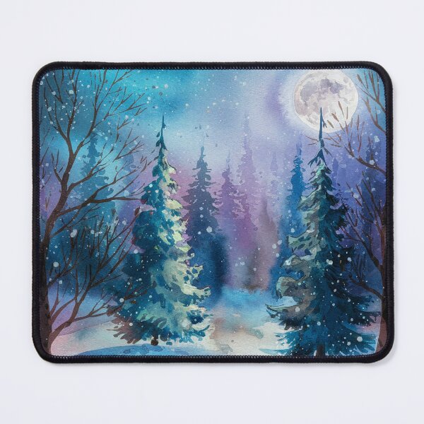 Item preview, Enchanted Winter Night designed and sold by AntiqueWhiteArt.
