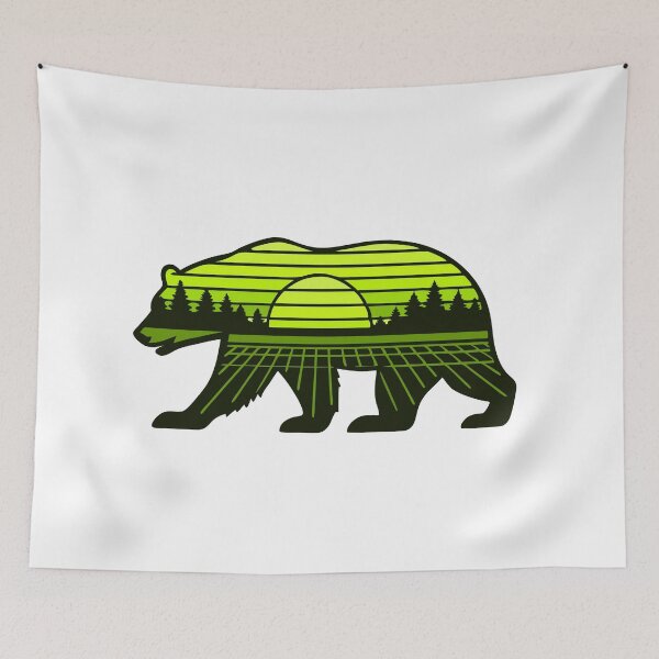 Artikelvorschau, Mountain Bear: Wild Nature in Rustic Style entworfen und verkauft von Timegraf.