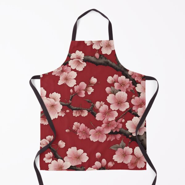 Item preview, Red Cherry Blossoms designed and sold by Rue Market.