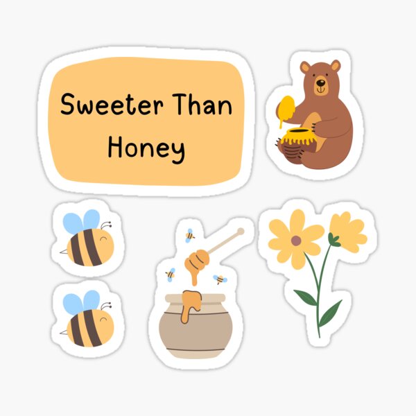 Item preview, Honey Bee Sticker Pack designed and sold by 21apittman.