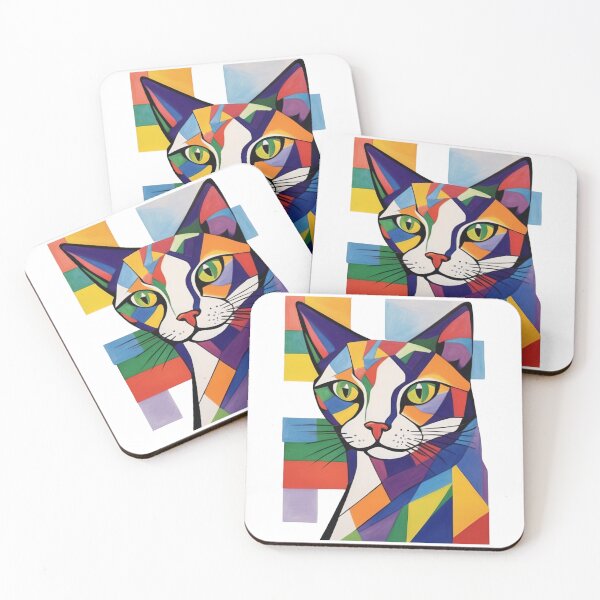 Item preview, The Cubist Cat-4 designed and sold by LKozerski.