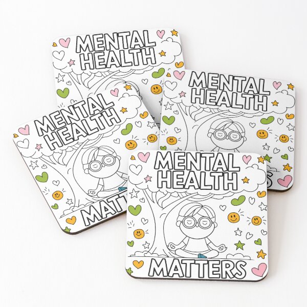 Item preview, Mental Health Matters | Mindful Meditation Art designed and sold by SewRed.