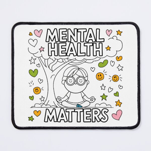 Item preview, Mental Health Matters | Mindful Meditation Art designed and sold by SewRed.