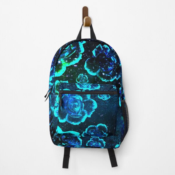 Item preview, Blue Roses on Outerspace Background PN 25 designed and sold by SweetiesUnites.