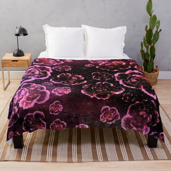 Item preview, Pink Roses on Outerspace Background PN 26 designed and sold by SweetiesUnites.