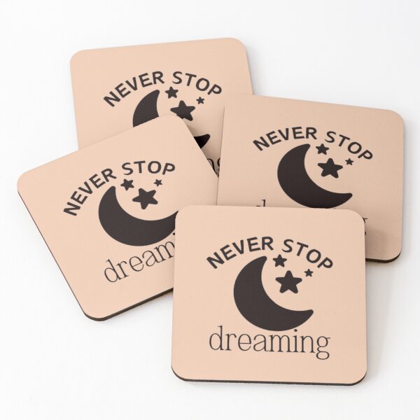 Item preview, Never stop dreaming moon and start motivational art tshirt designed and sold by neliswaj.