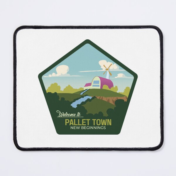 Item preview, Pallet Town national park sticker designed and sold by Zandoo.