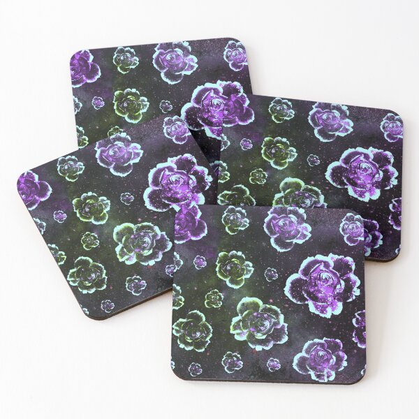Item preview, Purple Roses on Outerspace Background PN 32 designed and sold by SweetiesUnites.