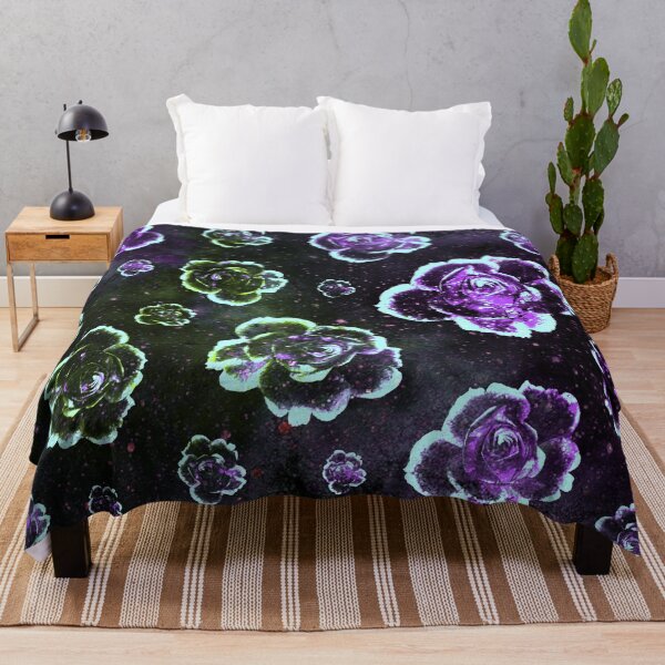 Item preview, Rosas violetas sobre fondo espacial PN 32 designed and sold by SweetiesUnites.