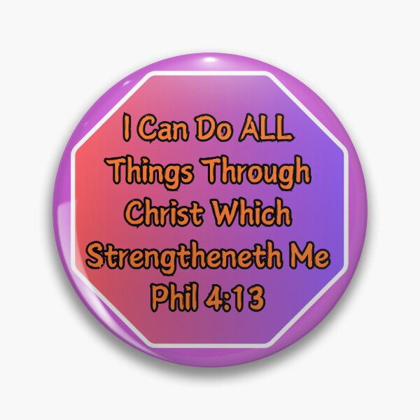 Item preview, Bible Verse (Phil. 4:13) designed and sold by tellit24seven.