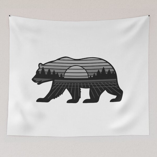 Artikelvorschau, Mountain Bear: Wild Nature in Rustic Style entworfen und verkauft von Timegraf.