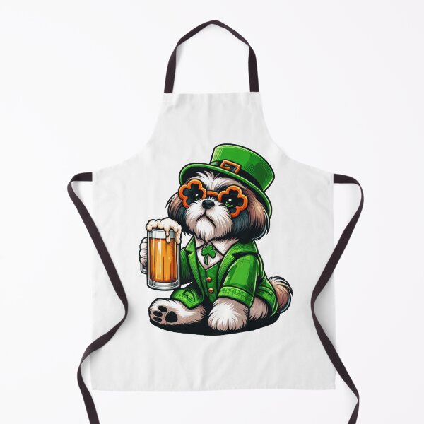 Item preview, Shih Tzu Dog St Patrick's Day designed and sold by doodIllustrate.