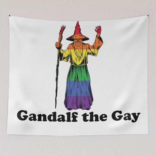 Artikelvorschau, Gandalf der Schwule entworfen und verkauft von Goth-It-Covered.