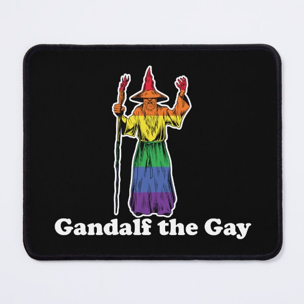 Artikelvorschau, Gandalf der Schwule (die weißen Buchstaben) entworfen und verkauft von Goth-It-Covered.