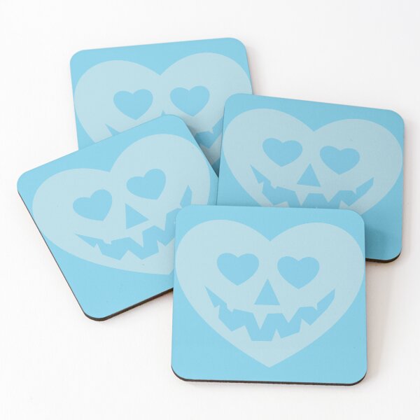 Item preview, halloween pastel goth valentine creepy heart blue designed and sold by Gossip Rag.