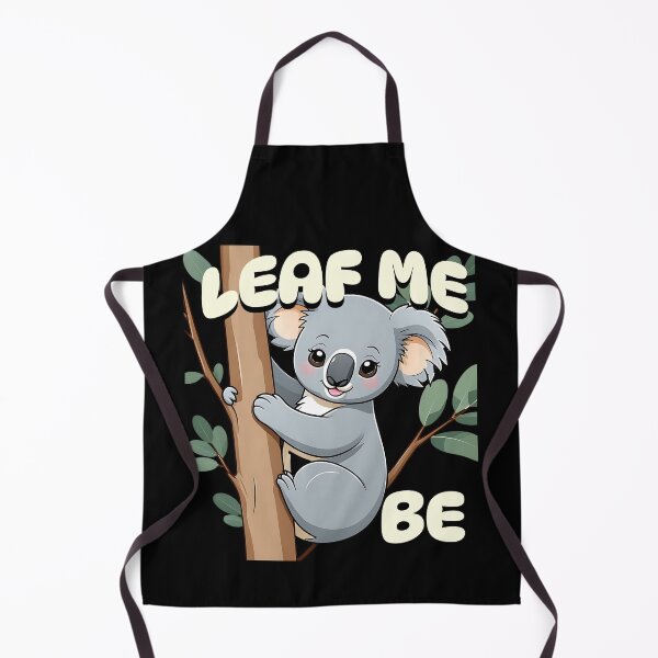 Item preview, Leaf Me Be - Cute Koala Pun designed and sold by Taans-Creation.