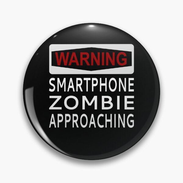 Artikelvorschau, Warnung: Smartphone Zombie nähert sich entworfen und verkauft von coolfuntees.