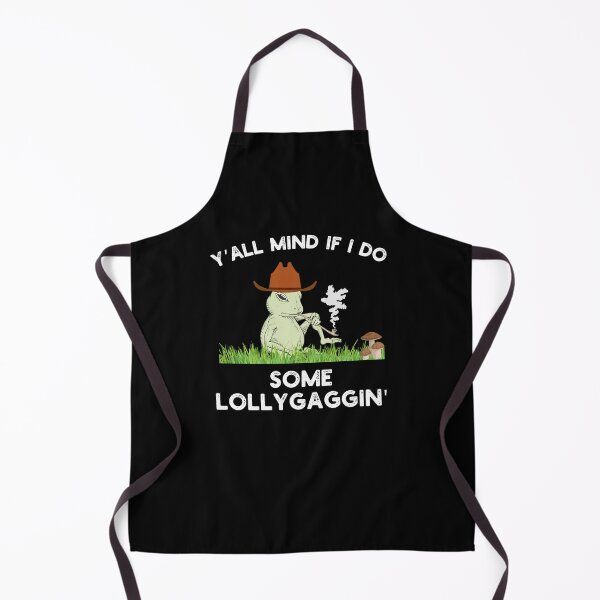 Item preview, Y'all Mind if I do some Lollygaggin' Funny frog cowboy humor designed and sold by snowry.