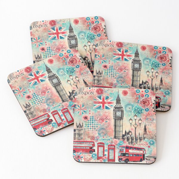 Item preview, London Collage Poster designed and sold by Random Designs.
