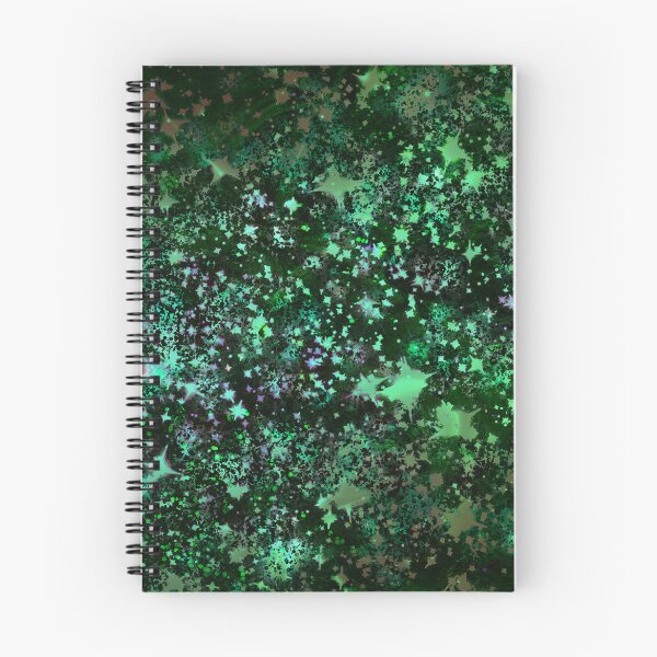 Item preview, Abstract Art: Emerald Green Starburst Sparkles PN 72 designed and sold by SweetiesUnites.