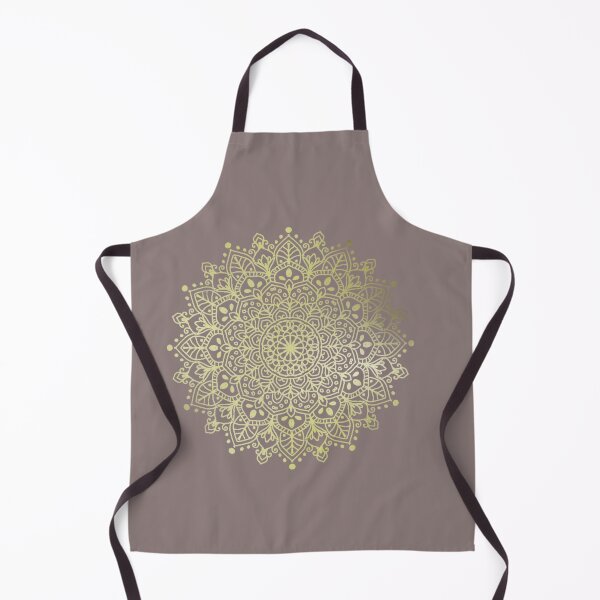 Item preview, Gold Chakra gold foil gradient look mandala designed and sold by cosmiccircles01.