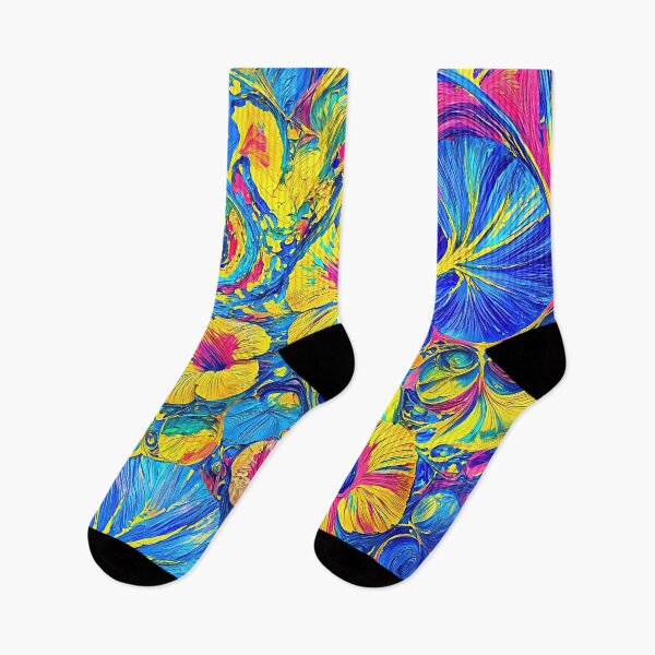 Item preview, Vibrant Bloom in Motion; Abstract Floral Fusion designed and sold by blackhalt.