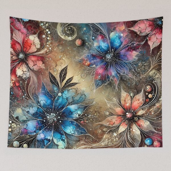 Item preview, Cosmic Flowers, Translucent Galaxies 8 designed and sold by artedamensagem.