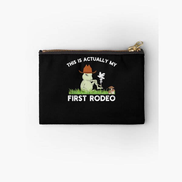Item preview, This actually is my first rodeo Funny frog cowboy humor designed and sold by snowry.