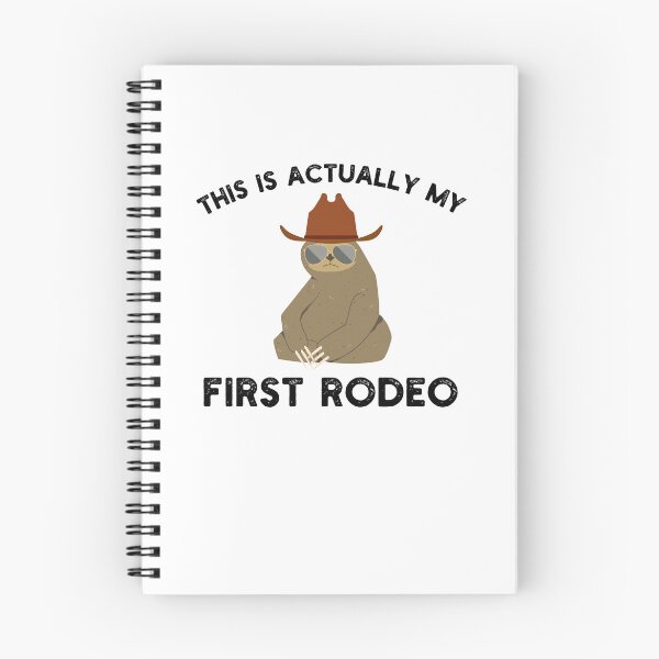 Item preview, This actually is my first rodeo Funny sloth cowboy joke designed and sold by snowry.