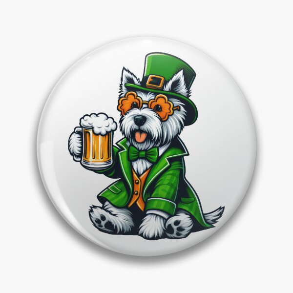 Item preview, Skye Terrier Dog St Patrick's Day designed and sold by doodIllustrate.