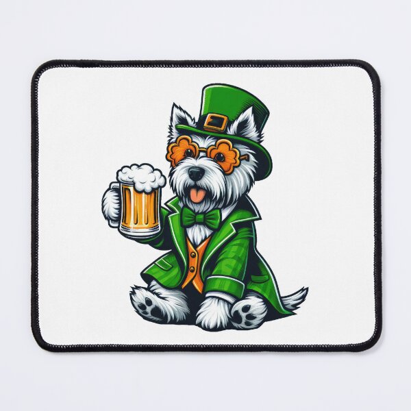 Item preview, Skye Terrier Dog St Patrick's Day designed and sold by doodIllustrate.