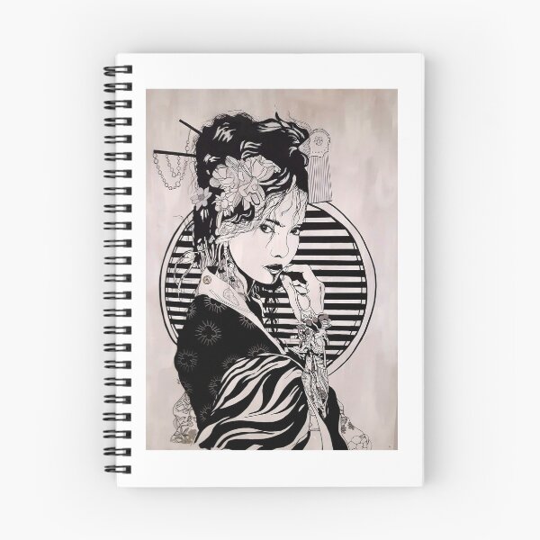 Item preview, Japanese  lady  designed and sold by atouchofcanvas.