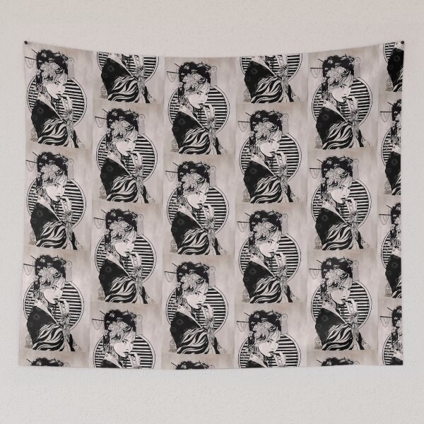 Item preview, Japanese  lady  designed and sold by atouchofcanvas.