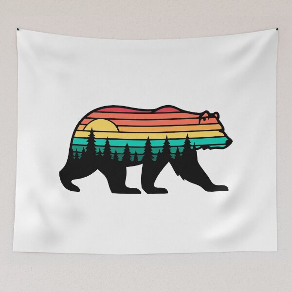 Artikelvorschau, Mountain Bear: Wild Nature in Rustic Style entworfen und verkauft von Timegraf.