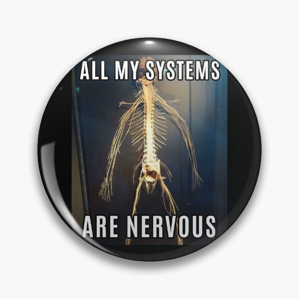 Item preview, ALL MY SYSTEMS ARE NERVOUS designed and sold by aurora-borealis.