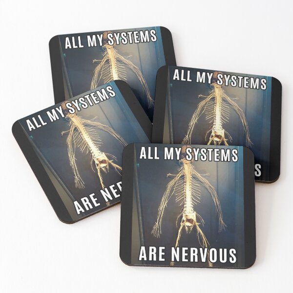 Item preview, ALL MY SYSTEMS ARE NERVOUS designed and sold by aurora-borealis.