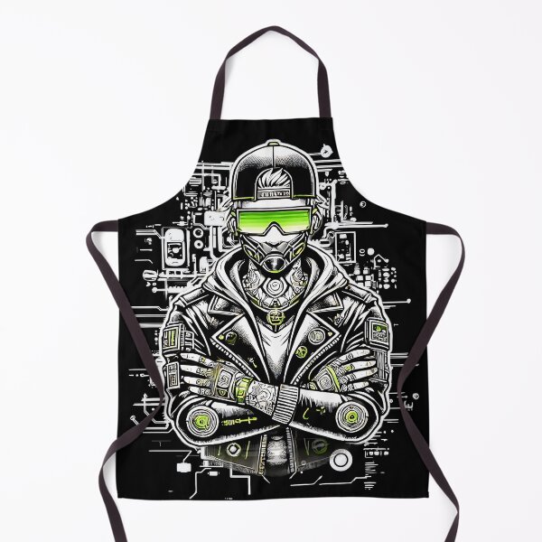 Item preview, Cyberpunk Hacker Neon Style | Futuristic Circuit Board Art designed and sold by Aagnyes.