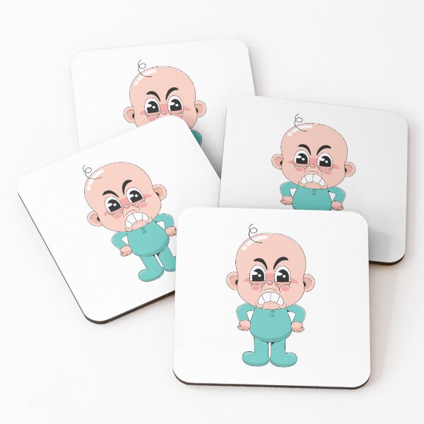 Item preview, Cartoon Angry Baby Character Illustration designed and sold by sararoom.