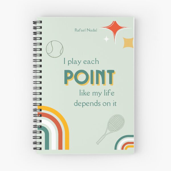 Item preview, Rafael Nadal Tennis Quote designed and sold by LunaMirage.