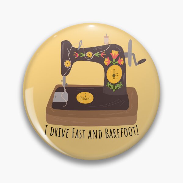 Item preview, I Drive Fast and Barefoot designed and sold by TheBookBarista.