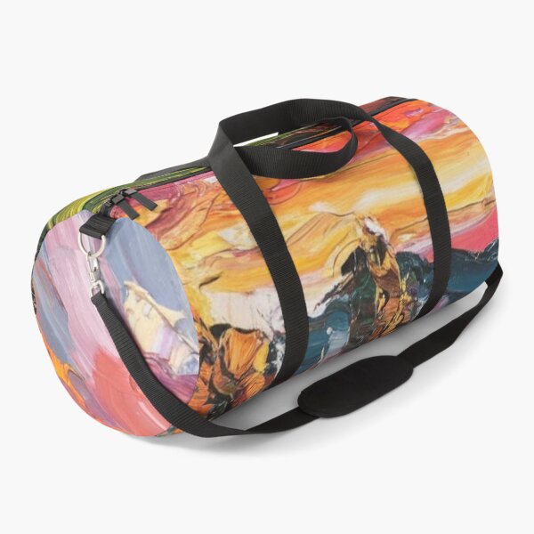 Item preview, Palette knife painting  (Vibrant Sunset Over Mountains 1) designed and sold by PattaZone.