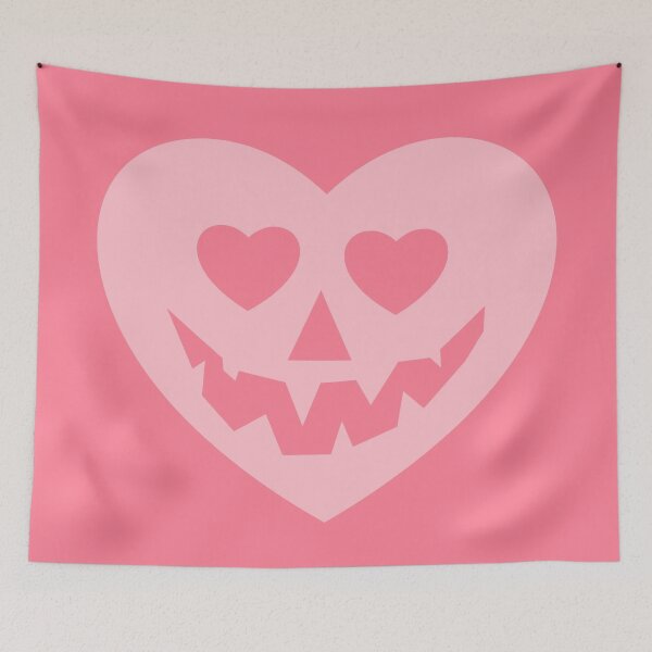 Item preview, halloween pastel goth valentine creepy heart pink  designed and sold by Gossip Rag.