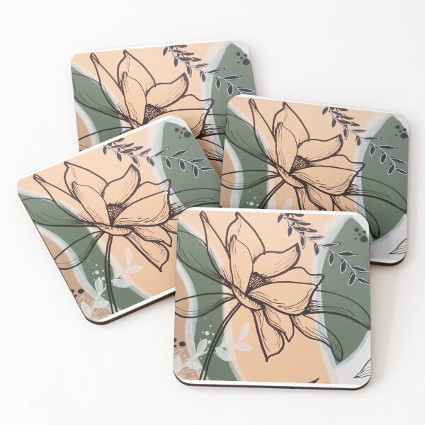 Item preview, Drawing flowers using poca textas designed and sold by atouchofcanvas.