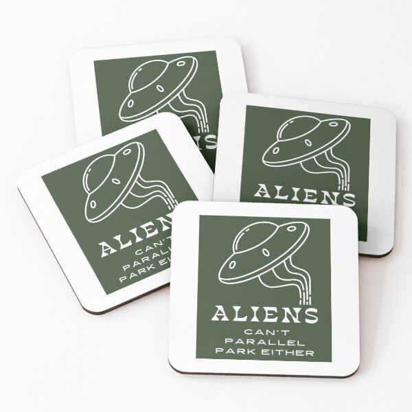 Item preview, Aliens Cant Parallel Park Either designed and sold by Earth Nature Creations.
