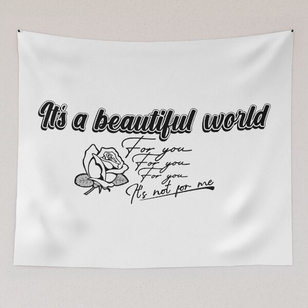 Item preview, It's a Beautiful World designed and sold by ChrisRoy1001.