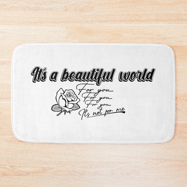 Item preview, It's a Beautiful World designed and sold by ChrisRoy1001.