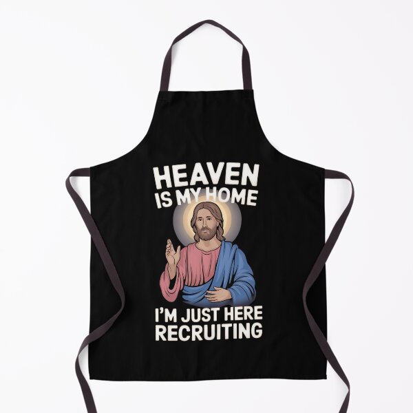 Item preview, Heaven Is My Home – Funny Jesus Recruiting Design designed and sold by Karsten Stier.