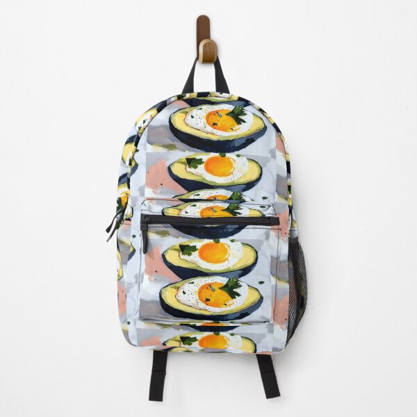 Item preview, Vibrant Avocado Halves with Sunny-Side-Up Eggs and Fresh Herbs Delicious Breakfast designed and sold by OlfactoART Studio.